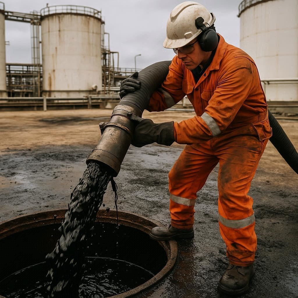 Откачка нефтепродуктов в Кингисеппе